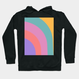 Boho happy aura rainbow pattern Hoodie